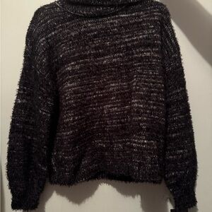 Art Class Black and Gray Cowl Neck Sweater